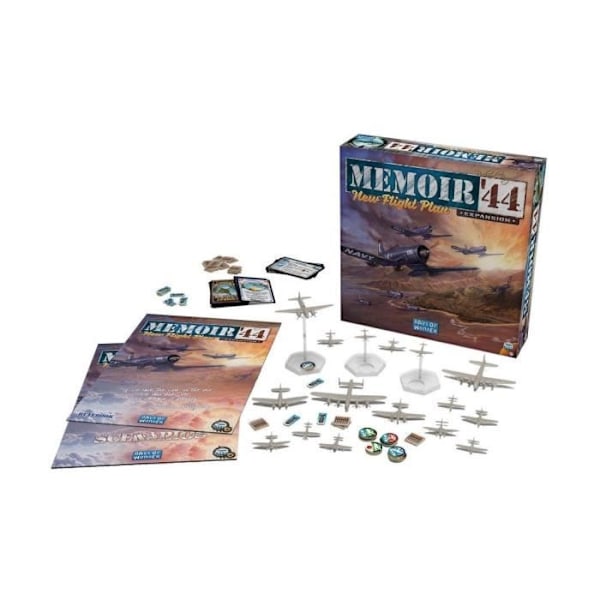 Days of Wonder Memoir '44 Game New Brown Flight Plan kastanj