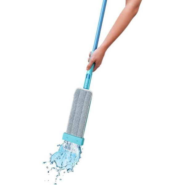 SPONTEX Flat Mop Easy System Max+ Integrated Spin Blå