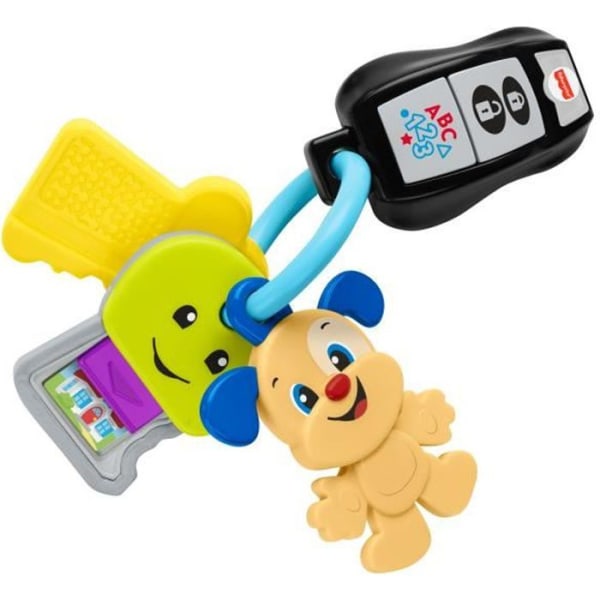 Elektronisk utvecklingsleksak - FISHER PRICE - Mina första nycklar - Gul - Blandad - Från 6 månader Gul