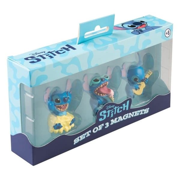 Magnet Erik Disney Stitch (x3) blå