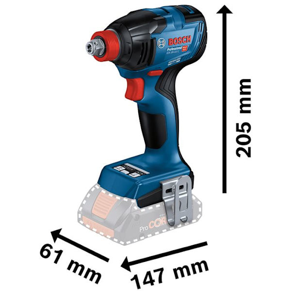 2 i 1 18V GDX 18V-210C mutterdragare (utan batteri eller laddare) GCY 42 L-BOXX - BOSCH - 06019J0201
