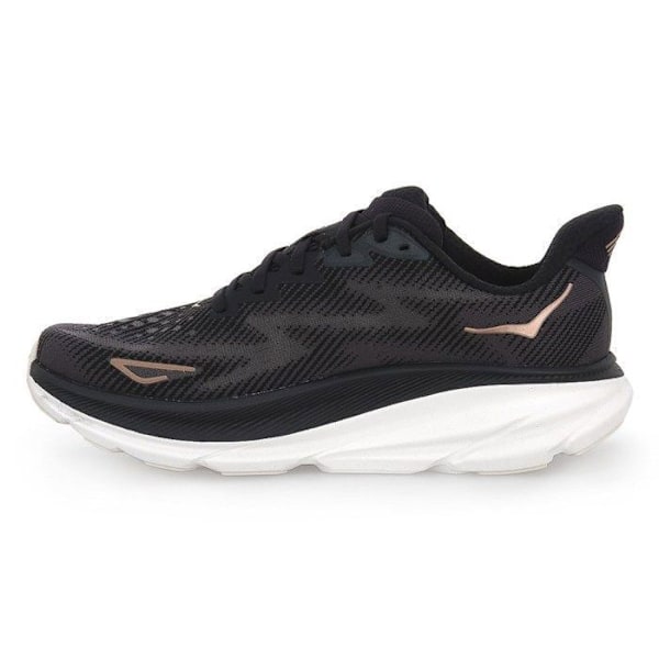 Hoka Clifton 9 Löparsko för kvinnor 1127896-BWHT Svart Svart 38