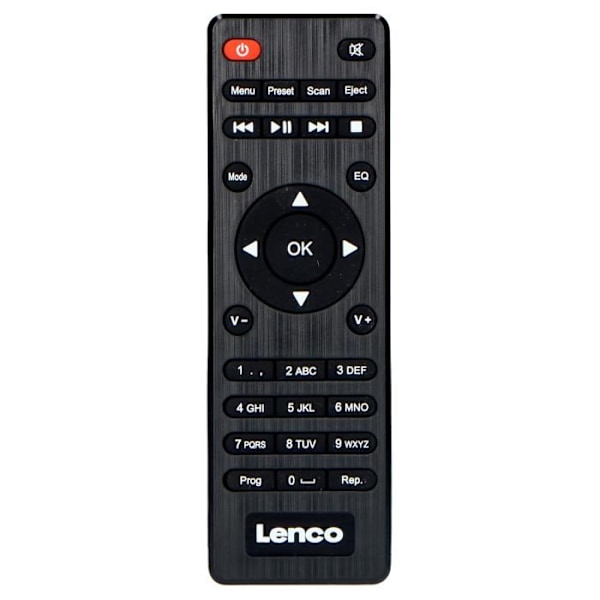 Lenco DIR-260BK - Internet/DAB+/FM-radio med CD-spelare och Bluetooth®, svart Svart