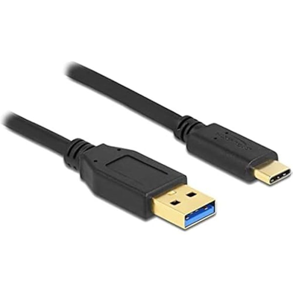 USB-kabel - DELOCK - SuperSpeed - Typ A till Typ-C - 2 m - USB 3.2 Gen 1