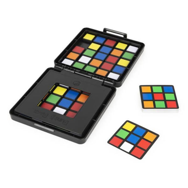 Rubik's Race Colored Puzzle - Rubik's Race Travel Version - Classic 3x3 - 2 spelare - 7 år och + Flerfärgad