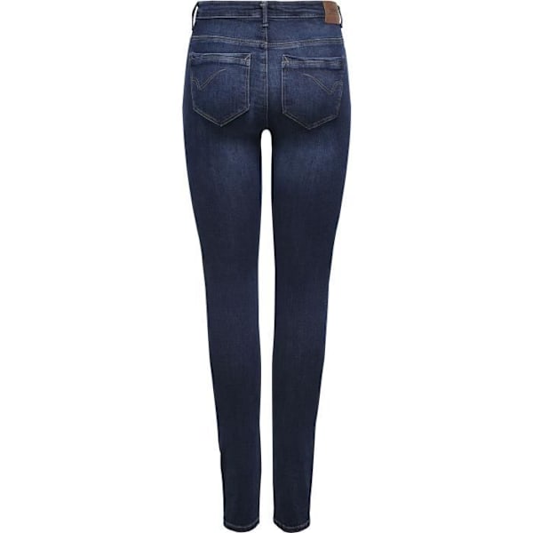Jean Skinny - ONLY - Kvinna - Hög midja - Mörkblå - Skinny passform marinblå XS