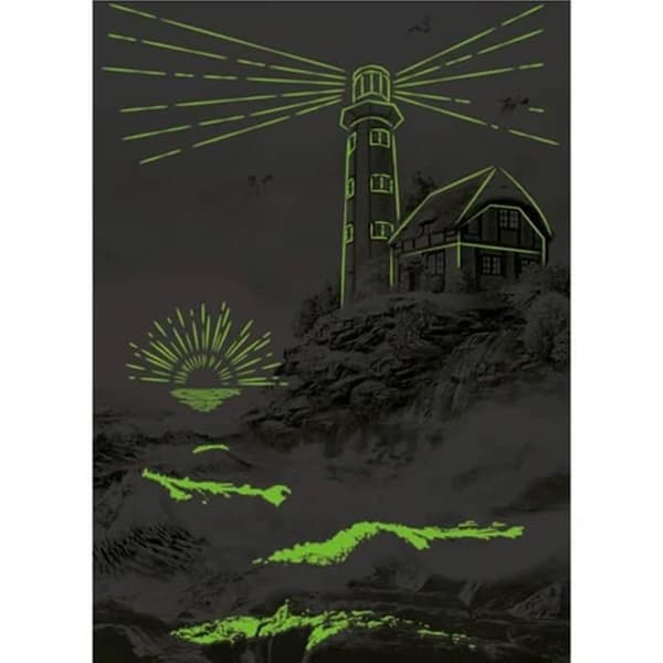 Pussel 1000 bitar Neon: Fyr Enfärgad