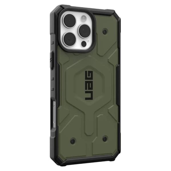 Coque - UAG - Pathfinder MagSafe - Olivgrön - Optimal skydd - Elegant design - Styv Olive Drab