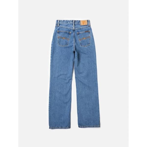 Nudie Jeans Clean Eileen damjeans - blå blå 32/34