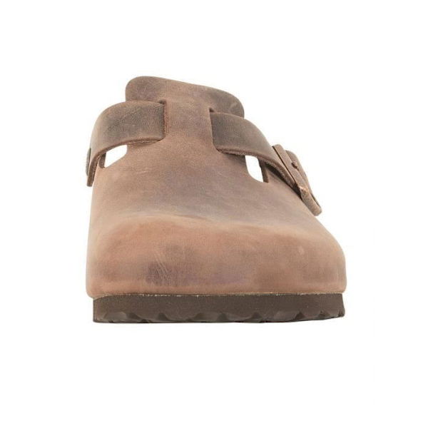 Sandaler - Birkenstock - Boston - Oljat läder - Brun - Lätt EVA-sula kastanj 39