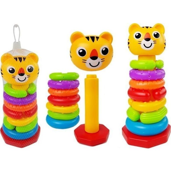 Lekset - Leantoys - 7168 - Pyramidala ker kringor för spädbarn