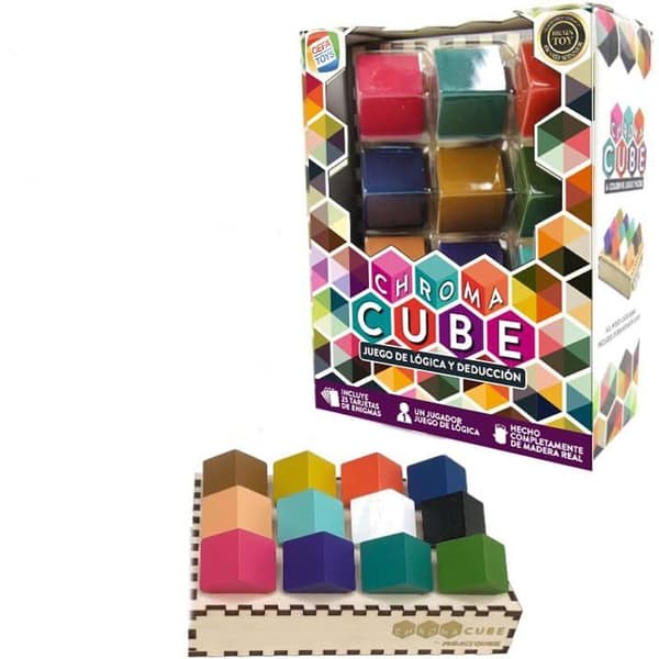 "Pussel Cefa leksaker - 01043 - Logik- och deduktionsspel Chroma Cube, Multicolor"