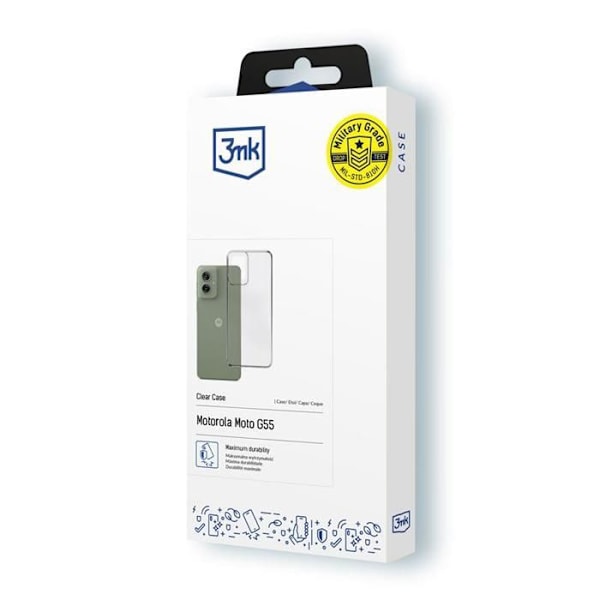 Coque för Motorola Moto G55 5G (Transparent) 3mk Clear Case