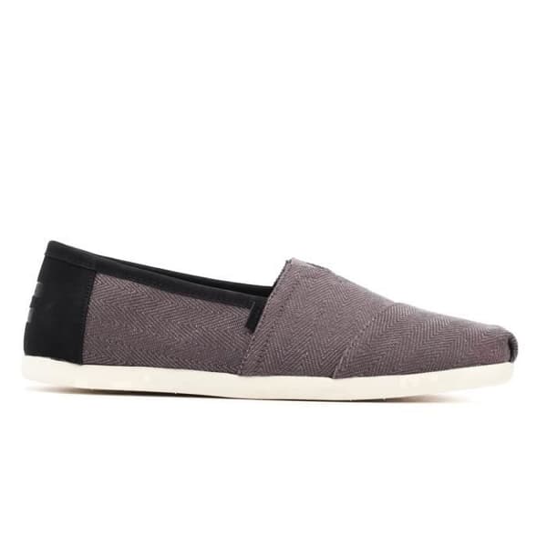 Alpargata - Toms - Pavement Grey Herringbone Nubuk M - Textil - Herr Grå