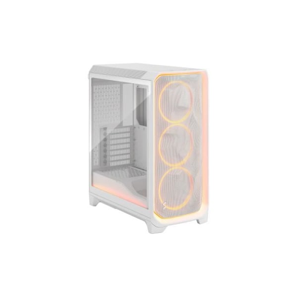 PC-chassi - FRACTAL DESIGN - Meshify 3 Ambience Pro RGB - E-ATX (277 mm) - 3 fläktar - USB Typ C 20 Gbps - Vit Vit