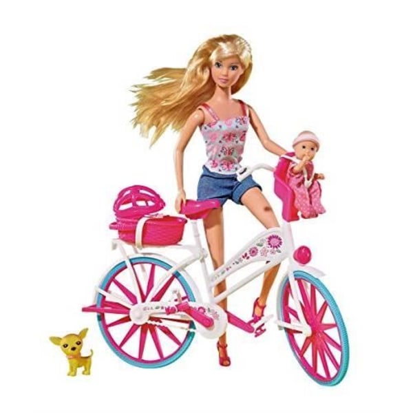 Simba,105739050 - Steffi Love docka - Cykeltur - Baby och hund ingår - 29 cm 105739050