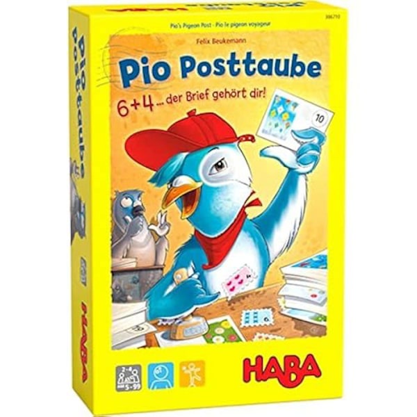 Kortspel - HABA - Pio 306710 - Från 5 år - Flerfärgad - 2 till 4 spelare Flerfärgad