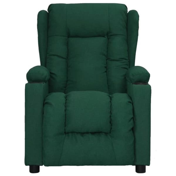 Mörkgrön Recliner Stol Tyg