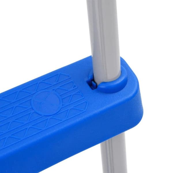 Poolstege för ovanmarkspool 84 cm stål plast