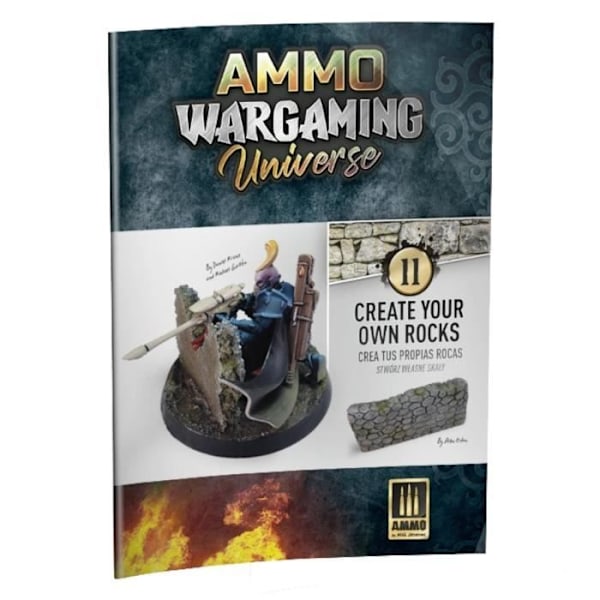 AMMO MIG JIMENEZ - BOKA AMMO WARGAMING11 SKAPA DINA EGNA ROCKS ENG.