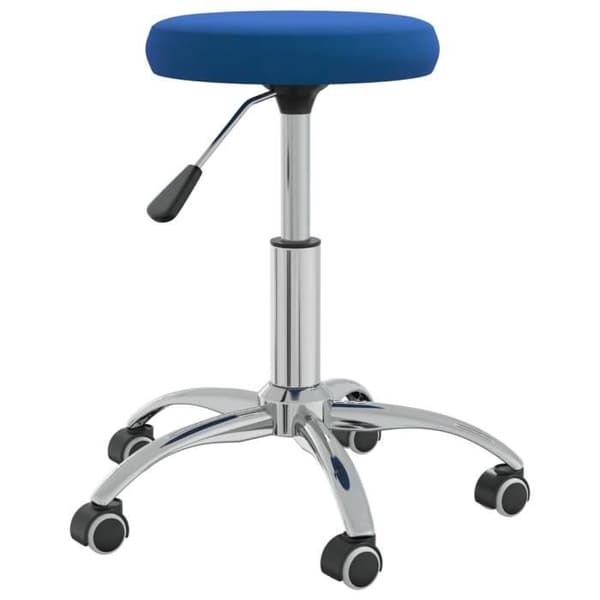 vidaXL Massagepall Sammet Blå