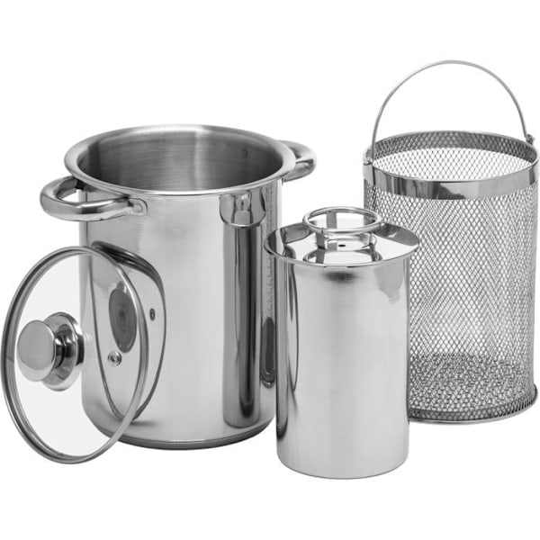 Casserole Browin - 313515 - Multifunktionell gryta med korg och skinkkokare - 1,5 kg