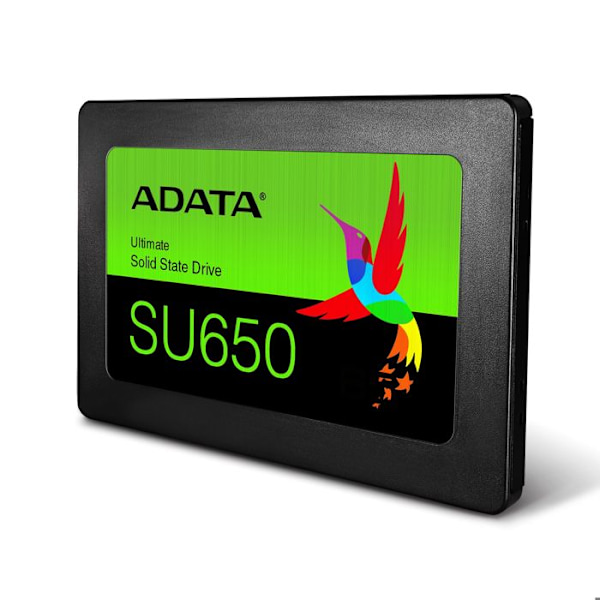 ADATA Ultimate SU650 480 GB intern SSD-enhet - SATA 6Gb/s - 2,5" - 3D NAND - SLC-cache - ECC