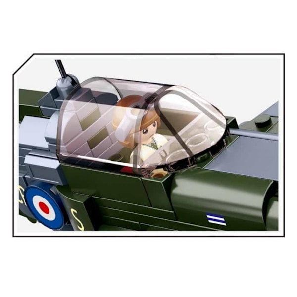 SLUBAN ARMY FIGHTER ANSLUTNINGSTEGE BYGGSET BRITISH ARMY MILITÄR M38 B0712 ARTIKULERAD PILOT