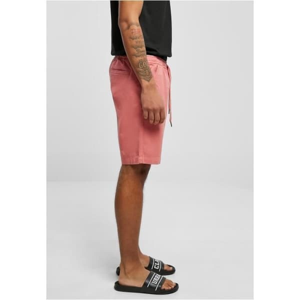 Urban Classics Stretch Twill Bermuda Shorts Blek rosa M