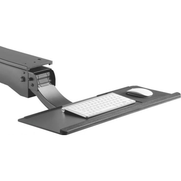 Stöd för tangentbord och mus - Maclean Brackets - MC-795 - Justerbar - Svart - 2 kg