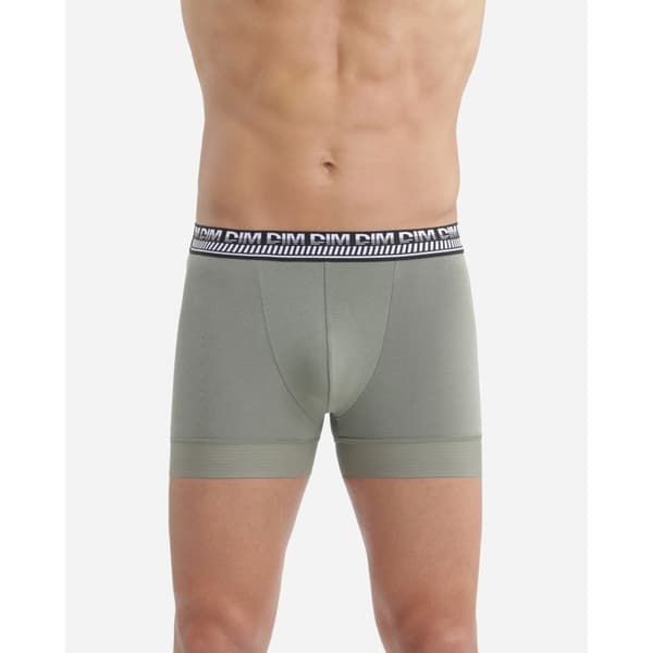 2-pack Boxers i 3D Flex Stay and Fit för män Grön tre