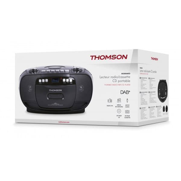DAB+/FM CD Kassettläsare RK200DABCD Svart
