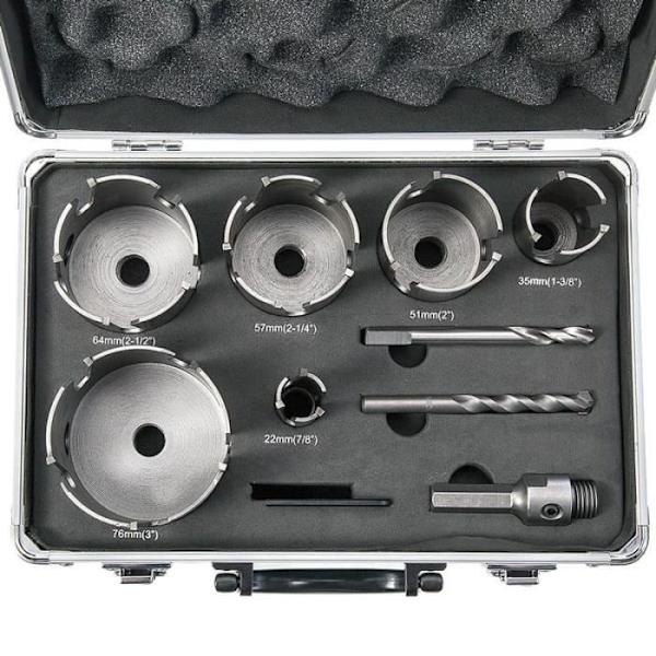 Flermaterial hålsågssats (9 delar) - Makita D-51297