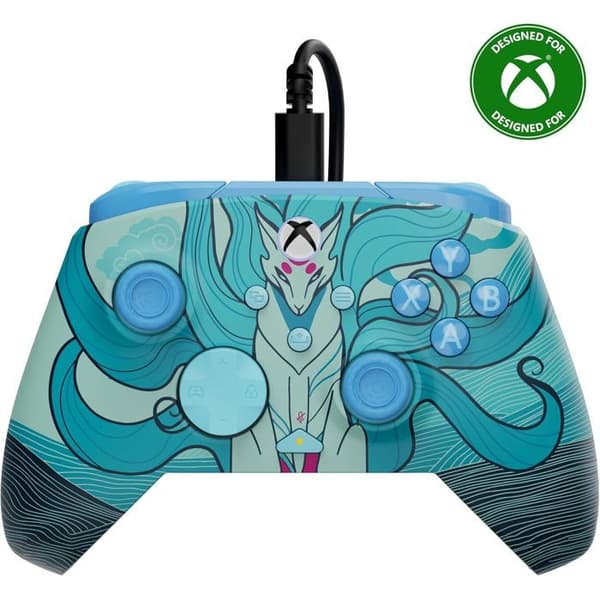 Spelkontroll - Xbox - Rematch Advanced - Trådad - Blue Kitsune - Kompatibel med PC - Turtle Beach Blå Kitsune Everglow