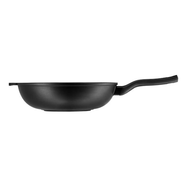 Wok Wmf - 576304291 - Permadur Premium Wok 30 cm Induktionsglaslock med ångöppning Aluminiumbeläggning