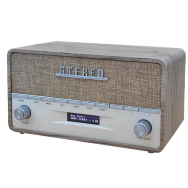 AUDIO, Bärbar Audio/Hifi, Radio, Denver Bluetooth Retro Dab-36 W Egenskaper Typologi Digital radio iPod-anslutning Nej