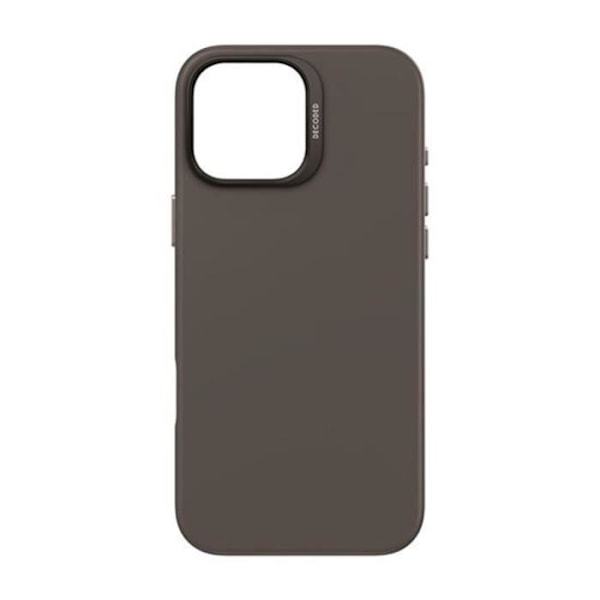 Coque souple DECODED för iPhone 16 Pro Max - Svart - Stötabsorbent och Antimikrobiell Svart