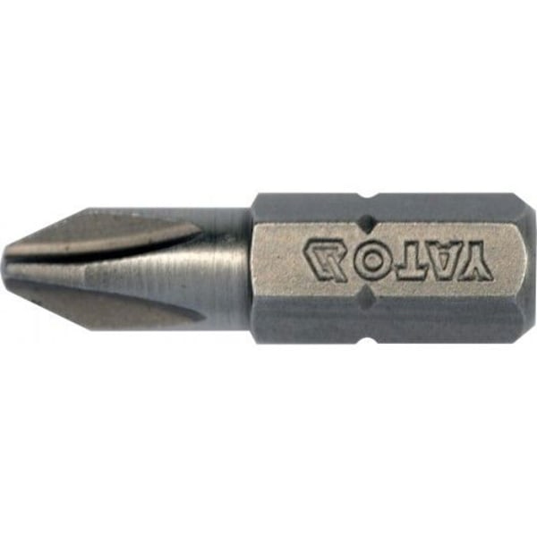 Embout de tournevis - douille de tournevis Yato - YT-78132 - Embouts 1/4x 25 mm PH2 10 stycken.