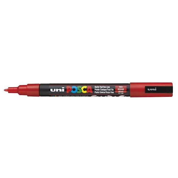 POSCA Fine Bullet Tip Marker Röd Röd