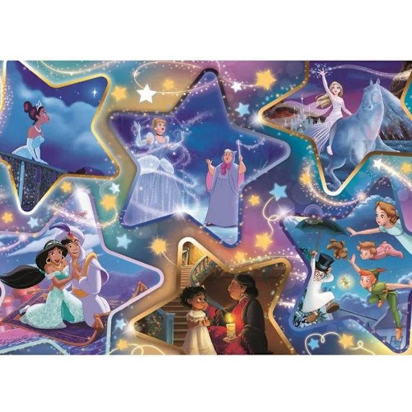 104 bitars pussel: Disney - Magiska ögonblick
