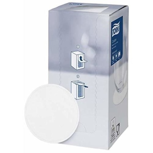 Underlägg - Tork - Avancerat - Vit - 8 lager - Set med 12 förpackningar - 3000 enheter Vit