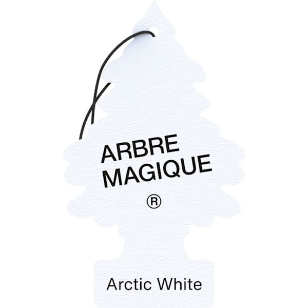 Billuftfräschare - Magic Tree - Artic White - Fräsch doft - Sober design - Långvarig Vit