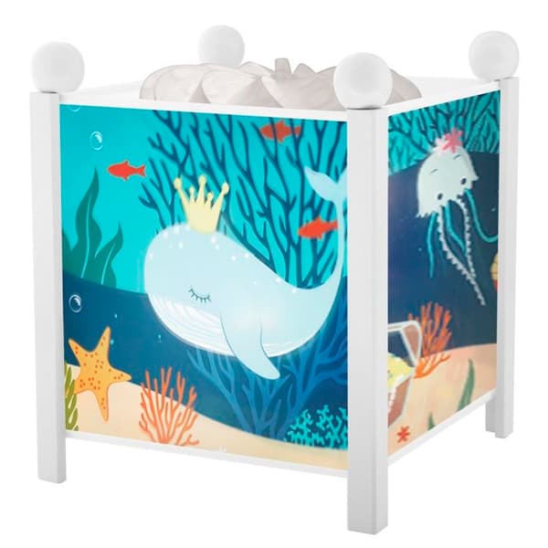 Nattlampa - BYXA - Ocean Magic Lantern - Vit - Elektrisk - För barn Vit