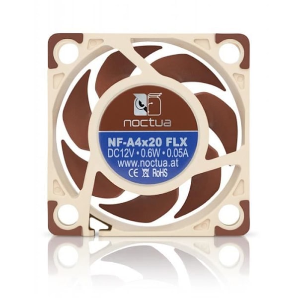 Noctua NF-A4x20 FLX Lufter - 40 mm 0,000000 Beige, Brun
