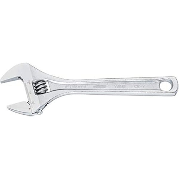 Nyckel med justerbar öppning - VIGOR - V6048 - Silverfärgad - Storlek 0-24 mm - Enkel att justera med en hand Silver