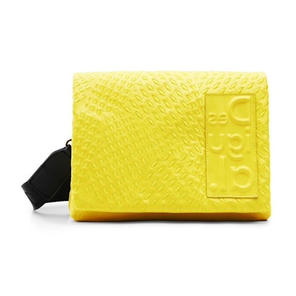 Crossbody axelväska - Desigual - Magna Dortmund Flap - Gul - 100% polyester - 634 g gul