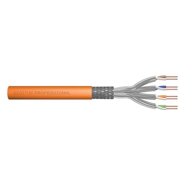 Installationkabel CAT 7 - DIGITUS - 500 m - S-FTP PiMF - Halogenfri - Orange