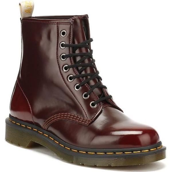 Vegan Boots 1460 - Dr. Martens - Röd - Höga - 100% Vegansk - Hållbara Sula Röd 38