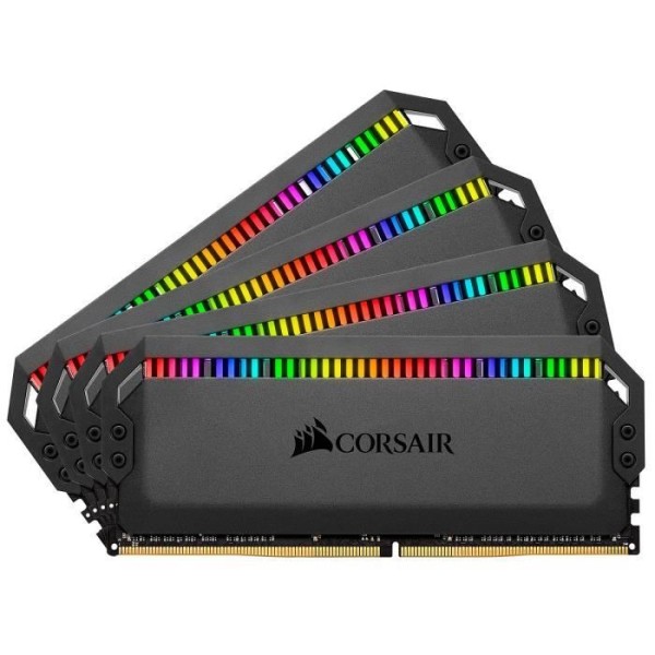 Corsair Dominator Platinum RGB 64GB (4 x 16GB) DDR4 3200 MHz CL16 - Quad Channel Kit 4 DDR4 PC4-25600 RAM - CMT64GX4M