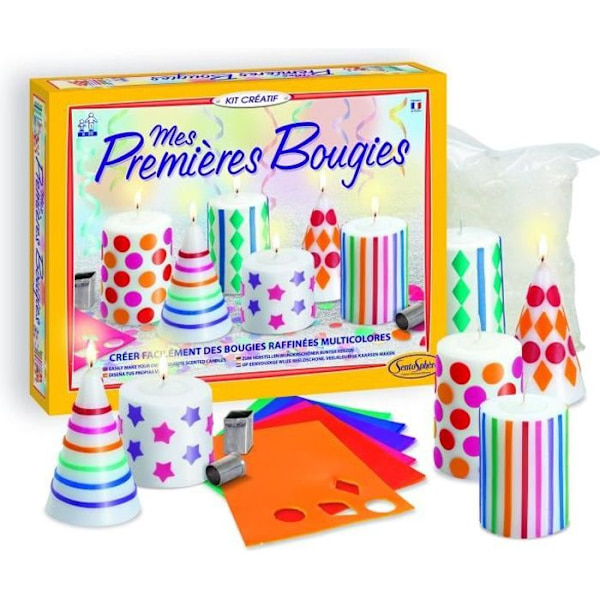 My First Candles kreativa kit - SENTOSPHERE - Girl - Från 8 år Blå